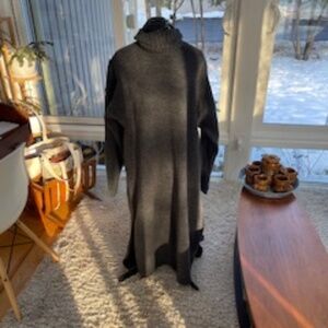 Anthropologie - Daily Practice - Grey Knit Sweater Dress - M